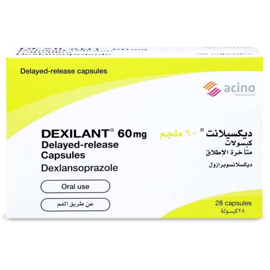 Picture of Dexilant 60 mg capsule OP 28 Acino SA